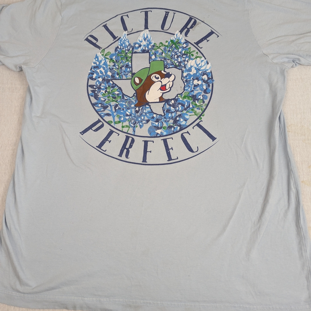 Buc-ee's Picture Perfect Texas Beaver With The State Flower Bluebonnets Large